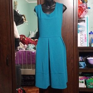 Teal plus Size dress